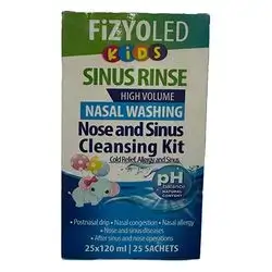 Fizyoled Kids Simus Rinse Nasal Washing Cleansing Kit 25 X 120Ml