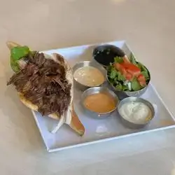 Meat Sandwich In Hajaree Bun