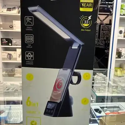 6in1 speaker wirelesscharger LED Oclock