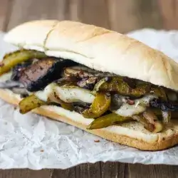 Mushroom Sandwich With Cheese