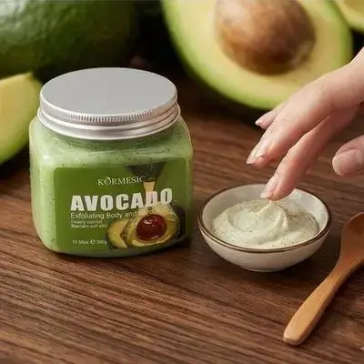 KORMESIC Avocado Exfoliating Body and Face Scrub