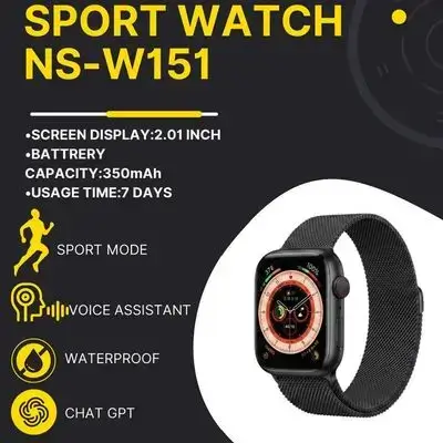 Smart watch NO.NS-W151 350 mAh /AMOLED /iconic/design series 11 /45 mlm