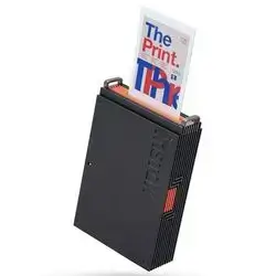Fujifilm Instax Mini Link+ Smartphone Instant Photo Printer (Black & Orange)