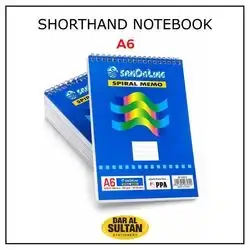 Spirol notebook ,  A6  Size ,SET 12 PCS