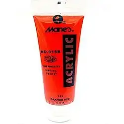 Acrylic Orange Red 75ml