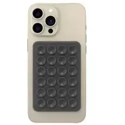 Silicone Double Sided Suction Phone Holder grey