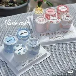 Lavender Mini Cake & Candle