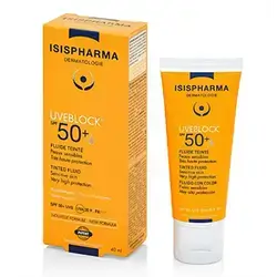 Isispharma Uveblock Spf 50 Dry Touch Claire Ultra - Fluide Touches Sec Teinte