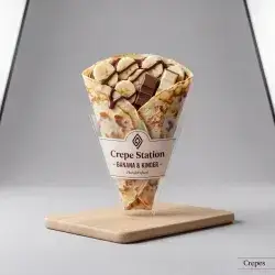 Banana and Kinder Crepe