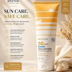 Apotek 50 SPF BARN Kids Sunscreen Lotion