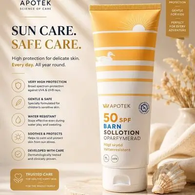 Apotek 50 SPF BARN Kids Sunscreen Lotion