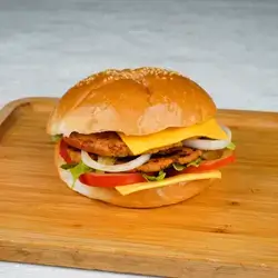 Double Chicken Cheeseburger