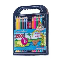 He Cai 12Pcs Jumbo Coloured Pencils For Kids