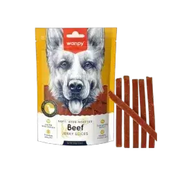 Wanpy Beef Jerky Slices Treat for dogs 100g