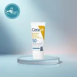 CeraVe Hydrating Mineral Sunscreen for Face, Broad Spectrum SPF 50