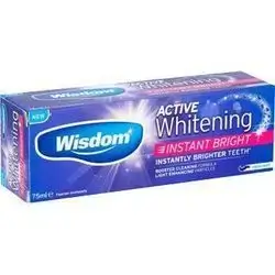 wisdom active whitening toothpaste