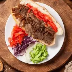 Meat Sandwich With Turkish Bun