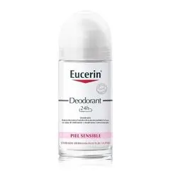EUCERIN Sensitive Skin Deodorant 24H Roll-On 50ml/مزيل عرق دوار من يوسيرين للبشرة الحساسة - 50 مل
