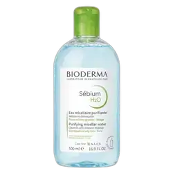 Sebium H2O Purifying Cleansing Micellar Water for Combination & Oily Skin 500ml _ BIODERMA