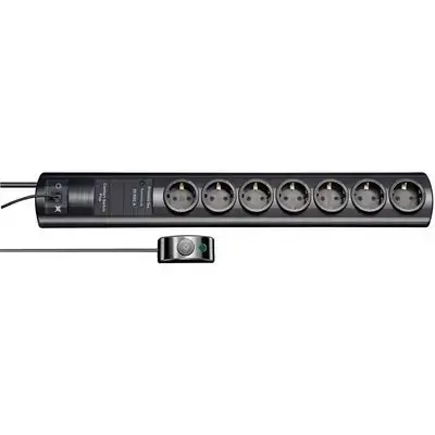 Extension Lead With Surge Protection 7 Way 2M