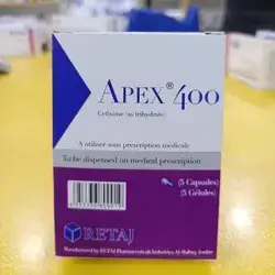 Apex   400mg   5 Capsules