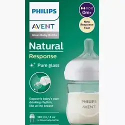 AVENT NATURAL RESPONSE PURE GLASS 120ML