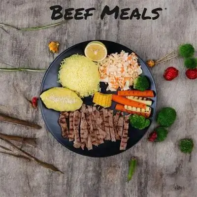 DF Full Beef Steak Meal
