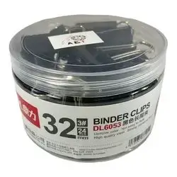 Binder Clips 32 MM Deli 24 PCs