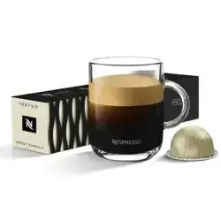 Nespresso Vertuo Sweet Vanilla Flavoured Capsules – Intensity 6 – 230 ml (10 Capsules)