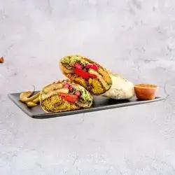 Falafel In Saj Bread
