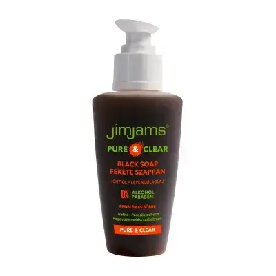 JimJams Pure & Clear Black Soap for Problematic Skin, 125 mL