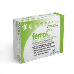 FerroC Iron + Vitamin C 30 Vegetable Capsules