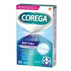Corega Bio Cleaning Tablets For Denture Prostheses 30 Pieces 
