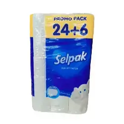Selpak Toilet 24+6, 3 Rolls