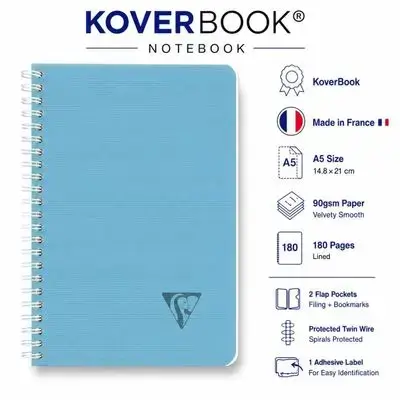 Notebook,french , A5 Size,180 pages.