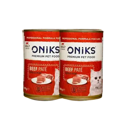 ئۆنیکس بۆ پشیلەی پێگەیشتوو – باتێی گۆشتی مانگا 2x400g