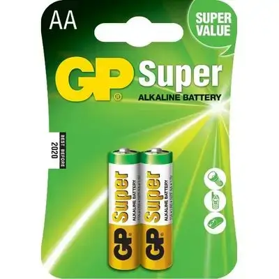Gp Super Alkaline Battery AA (1X2Pcs)