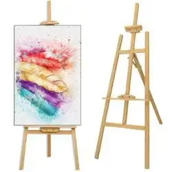 Wooden stand - canvas / Size 120 cm