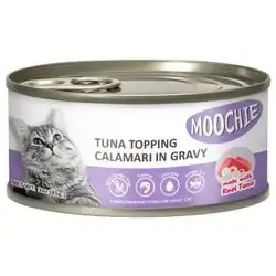 Moochie Tuna Topping & Calamari in Gravy 85g