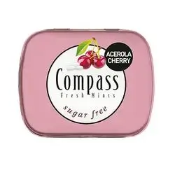 Compass Cherry Sugar Free 50 Pcs 14 Gm