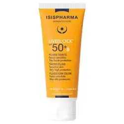 ISISPHARMA UVEBLOCK SPF50 tinted fluid sunscreen for sensitive skin 40ml