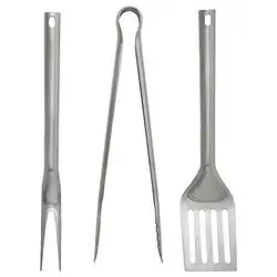 3-Piece Steel Grill Set