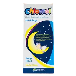 Chlomal (Chlorpheniramine Maleate) Syrup 100ml _ PIONEER