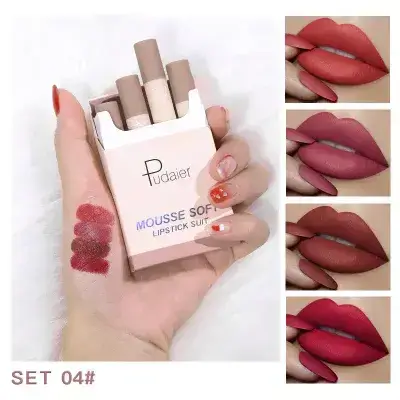 MOUSSE LIPSTICK 4PCS SET-04