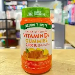 natures truth vitamin D3 2000IU 70gummies