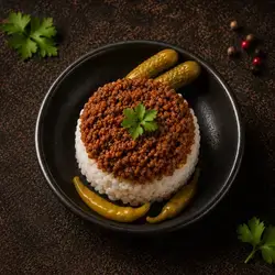برنج بە قیمە