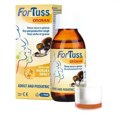 Otosan Fortuss Syrup 180 ml//شراب السعال أوتوسان فورتوس للسعال الجاف والرطب 180مل