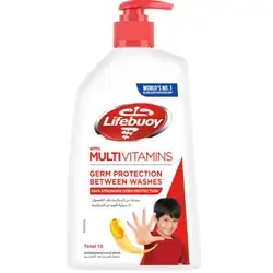 LIFEBUOY Hand Wash, Total 10, for 100 percent stronger germ protection in 10 seconds, 500ml