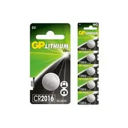 Gp Lithium Cell 3 V Cr2016 10 Pcs