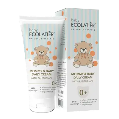 Mommy & Baby Daily Cream 0+ with Panthenol 100ml _ ECOLATIER